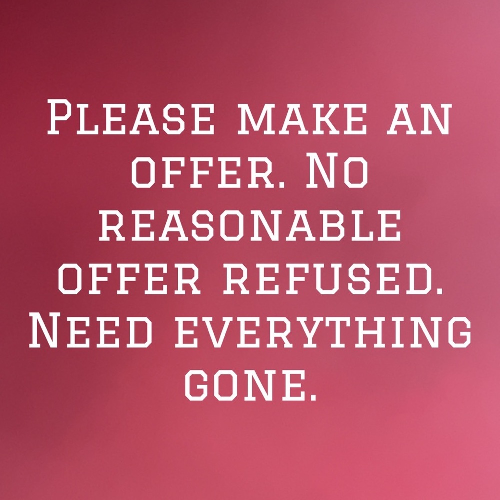No reasonable offer refused